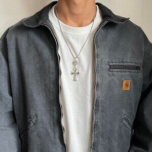 y2k grunge cross pendant necklace